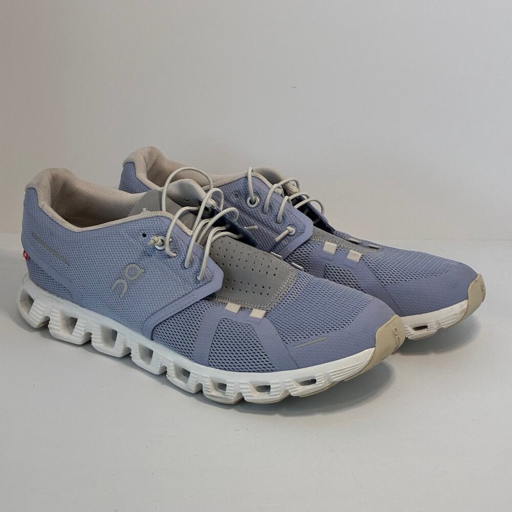On Cloud 5 Womens 9.5 Nimbus/Alloy Lifestyle Shoe Comfort Walking Cushion